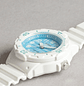 Reloj Casio Mujer Resina Blanco Celeste LRW-200H-2C - Miniatura 4
