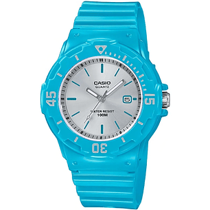 Reloj Casio Mujer Resina Celeste LRW-200H-2E3