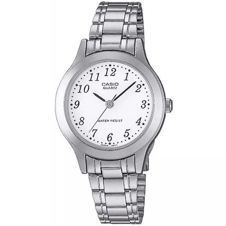 Reloj Casio Mini Mujer Análogo Plateado LTP-1128A-7B 1