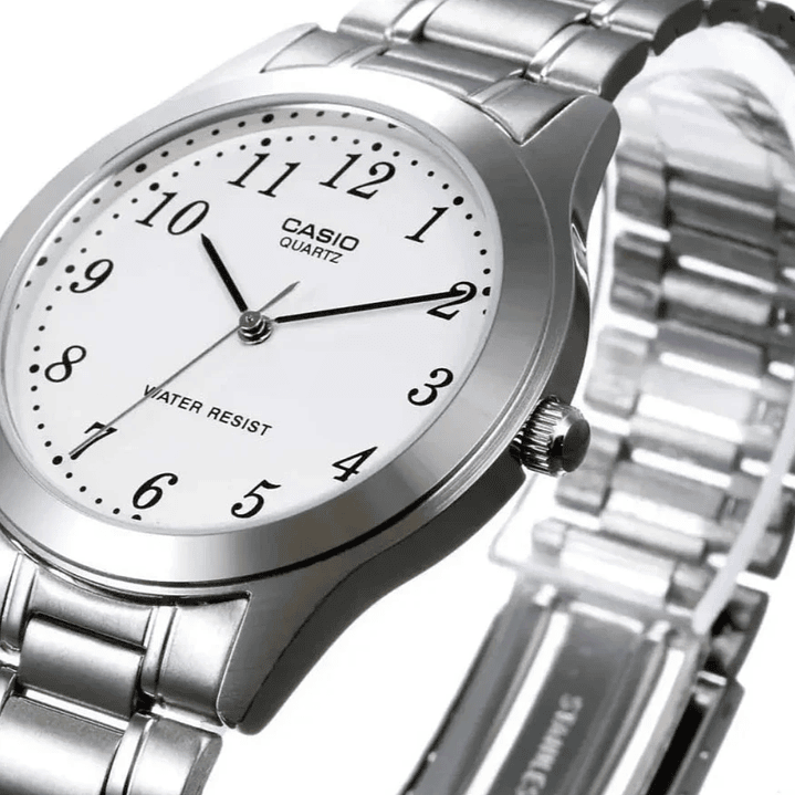 Reloj Casio Mini Mujer Análogo Plateado LTP-1128A-7B 4