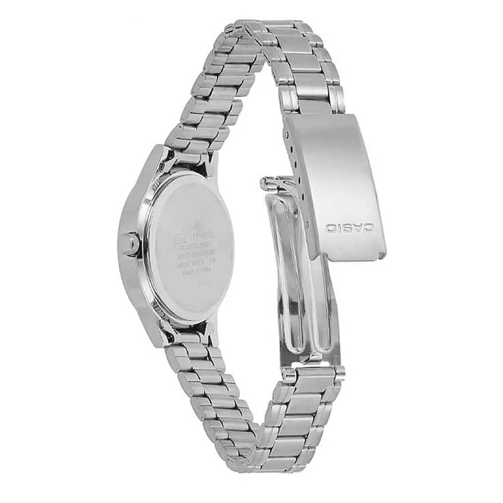 Reloj Casio Mini Mujer Análogo Plateado LTP-1128A-7B 5