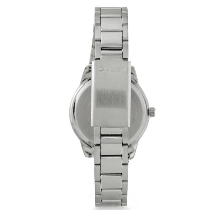 Reloj Casio Mujer Minimalista Plateado LTP-1303D-7A 4