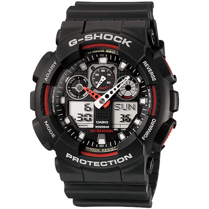 Reloj Casio G-Shock Resina Negro GA-100-1A4 1