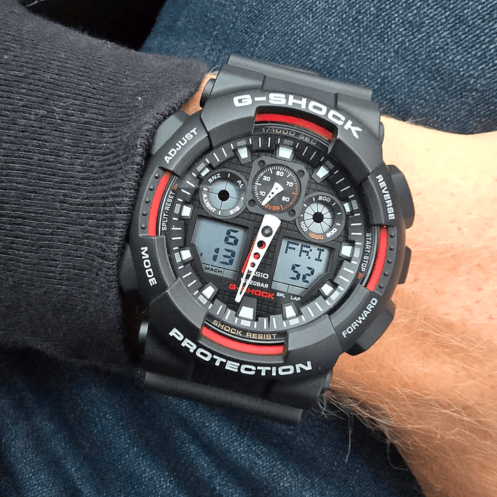 Reloj Casio G-Shock Resina Negro GA-100-1A4 2