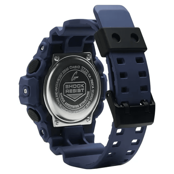 Reloj Casio G-Shock Análogo y Digital Azul GA-700CA-2A 5