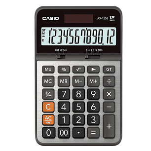 Casio Calculadora de Escritorio 12 Dígitos AX-120B