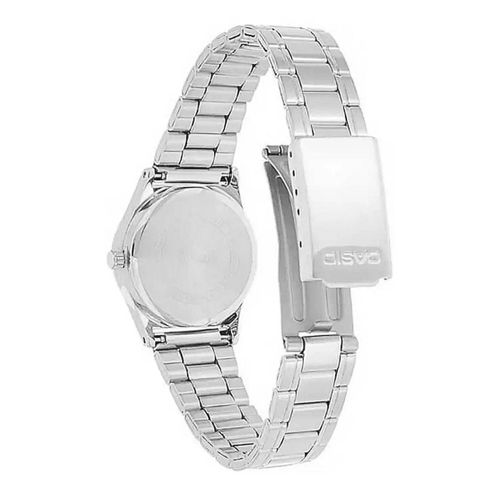 Reloj Casio Mini Vintage Análogo Plateado LTP-V006D-7B 6