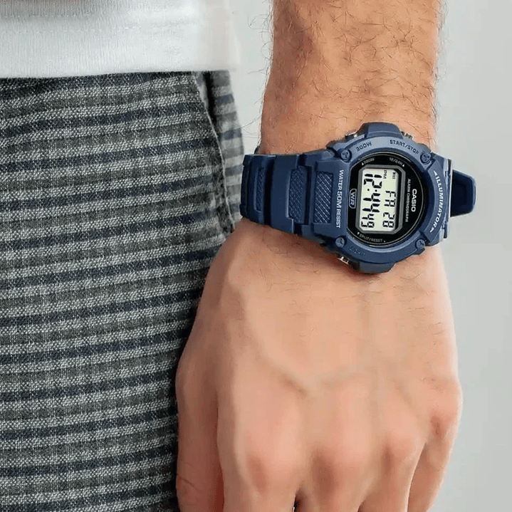 Reloj Casio Vintage Digital Illuminator WR 50M W-219H-2A 2