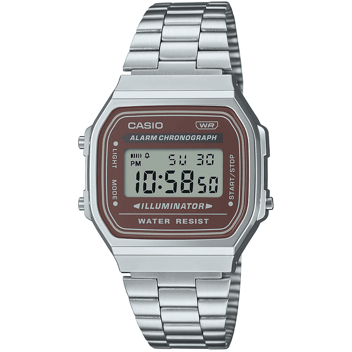 Reloj Casio Vintage Digital Illuminator Unisex A168WA-5A 1