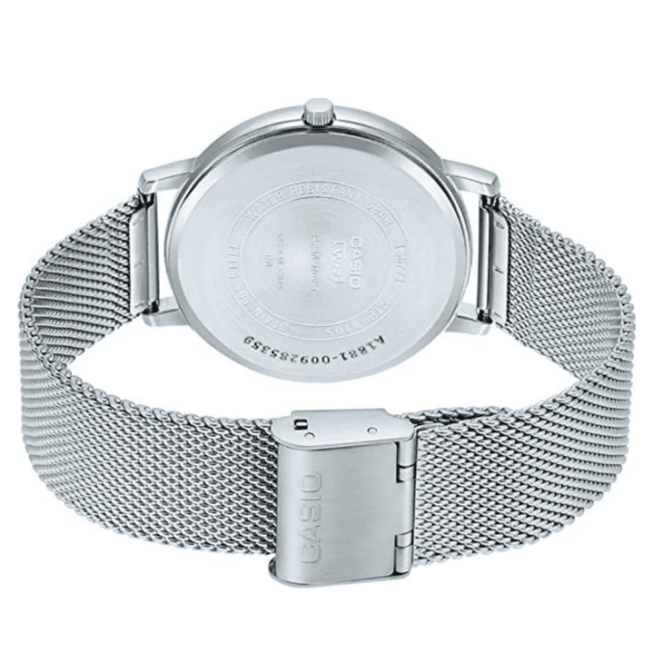 Reloj Casio Hombre con Calendario y Correa Milanese MTP-B105M-7AV 2