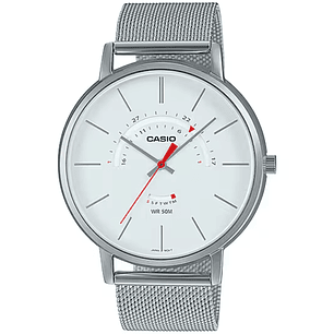 Reloj Casio Hombre con Calendario y Correa Milanese MTP-B105M-7AV