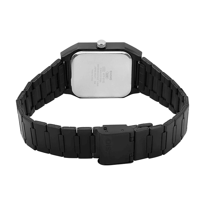 Reloj Casio Enticer Tank Japonés Acero Unisex MTP-B185B-7AV 4