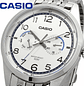 Reloj Casio Hombre Acero Análogo Calendario MTP-E340D-7AV - Miniatura 3
