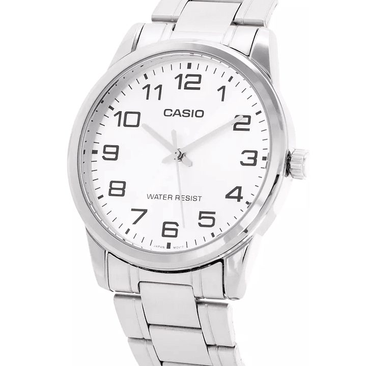 Reloj Casio Análogo Hombre Plateado MTP-V001D-7B 3