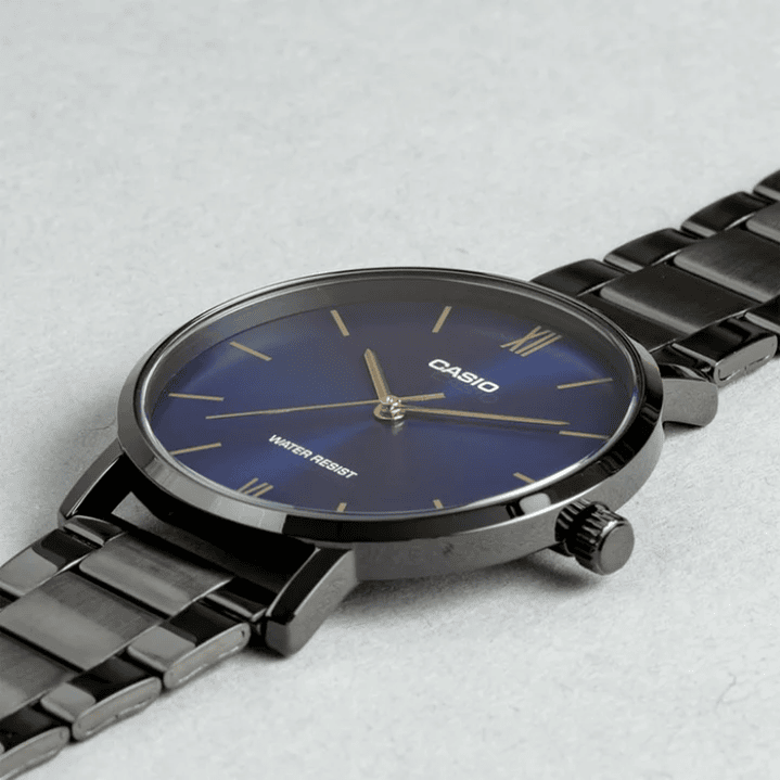 Reloj Casio Análogo Hombre Minimalista Negro MTP-VT01B-2B 5