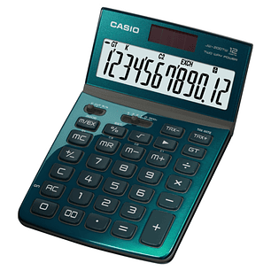 Casio Calculadora de Escritorio Tono Metalizado JW-200TW-GN