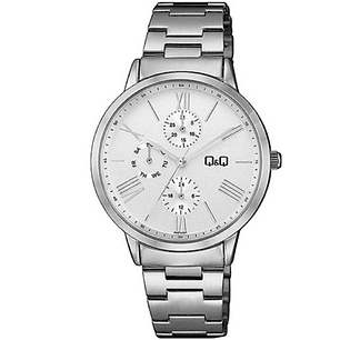 Reloj Q&Q Mujer Análogo Plateado AA37J207Y
