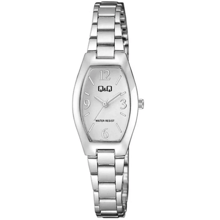 Reloj Q&Q Mini Mujer Análogo Plateado Q06A-001PY 1