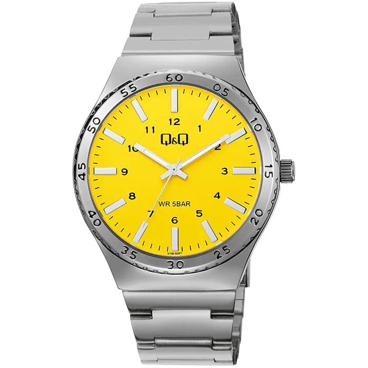 Reloj Q&Q Hombre Análogo Amarillo Q70B-003PY 1