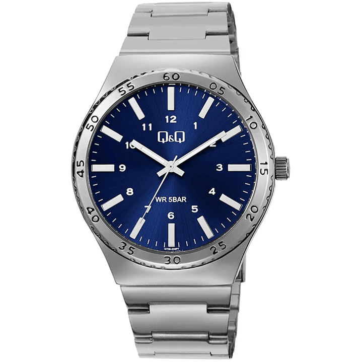 Reloj Q&Q Hombre Análogo Azul Q70B-005PY 1