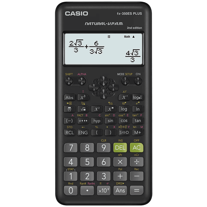 Casio Calculadora Científica Estándar FX-350ES PLUS-2 1