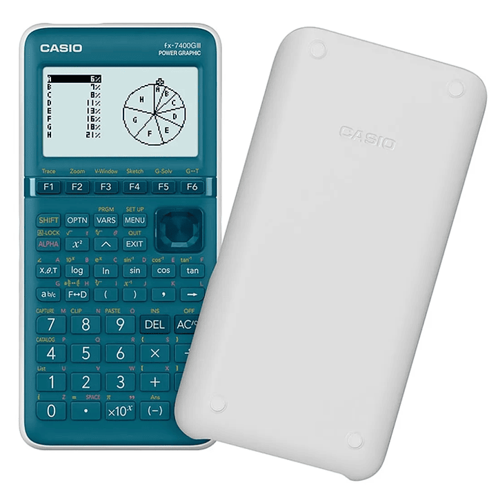 Casio Calculadora Gráfica Multifunción Turquesa FX-7400GIII 3