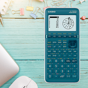 Casio Calculadora Gráfica Multifunción Turquesa FX-7400GIII