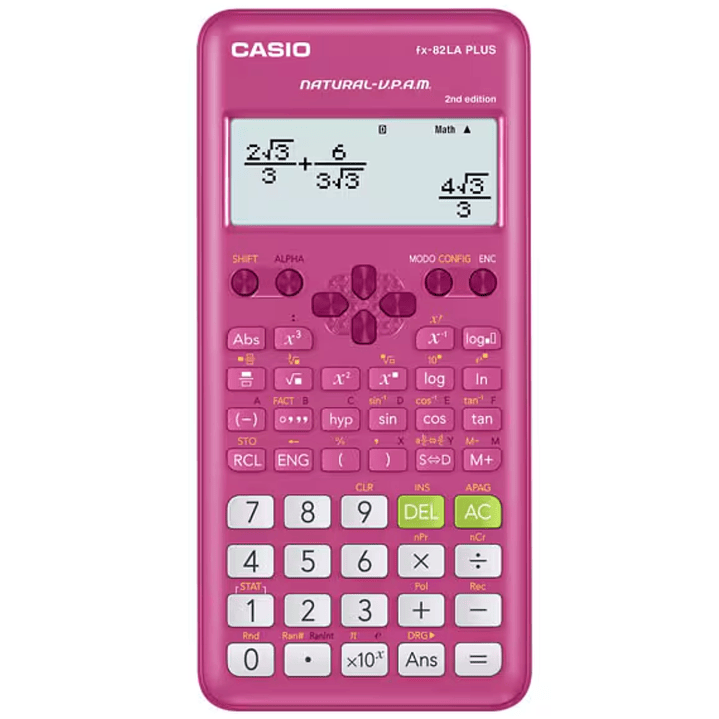 Casio Calculadora Científica FX-82LAPLUS2-PK 1