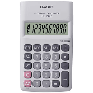 Mini Calculadora Casio Básica Portátil HL-100LB