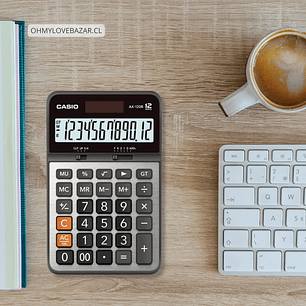 Casio Calculadora de Escritorio 12 Dígitos AX-120B