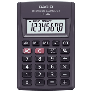 Mini Calculadora Casio Básica Portátil HL-4A