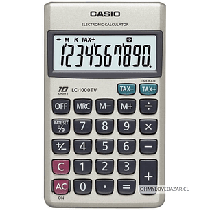 Mini Calculadora Casio Portátil LC-1000TV