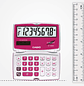 Mini Calculadora Casio Portátil Plegable SL-100NC-RD - Miniatura 2