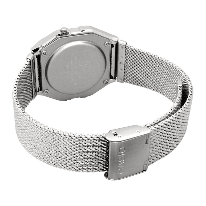 Reloj Casio Vintage Unisex Correa Milanese A158WEM-7 5