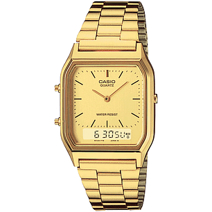 Reloj Casio Vintage Original Dorado AQ-230GA-9D