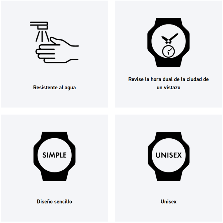 Reloj Casio Vintage Análogo y Digital AQ-800EB-2A 2