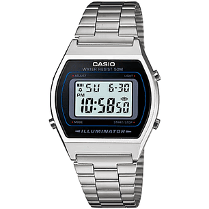 Reloj Casio Vintage Illuminator Plateado B-640WD-1A