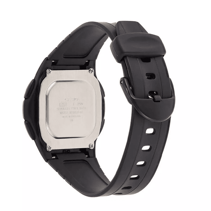 Reloj Casio Sport Hombre Resina Negro F-200W-9A 3