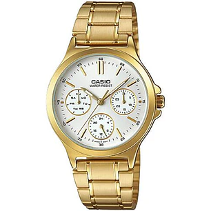 Reloj Casio Vintage Mujer Dorado LTP-V300G-7A