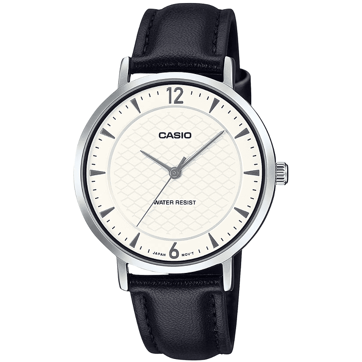 Reloj Casio Mujer Minimalista Cuero LTP-VT04L-7A2 1