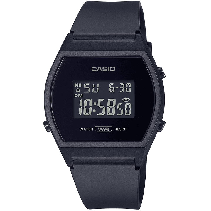 Reloj Casio Vintage Unisex Resina Negro LW-204-1B 1