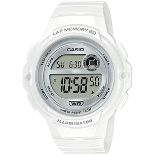 Reloj Casio Mujer Runner Blanco LWS-1200H-7A1
