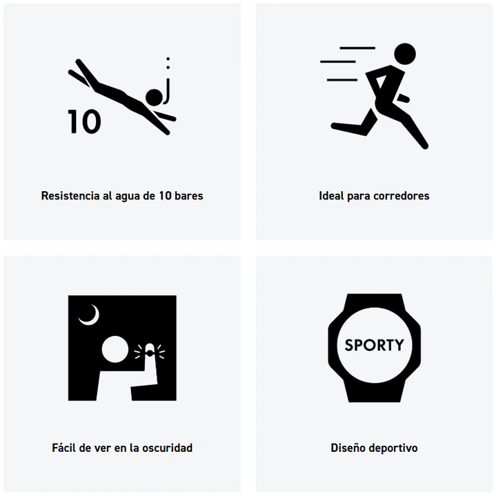 Reloj Casio Mujer Runner Blanco LWS-1200H-7A1 5