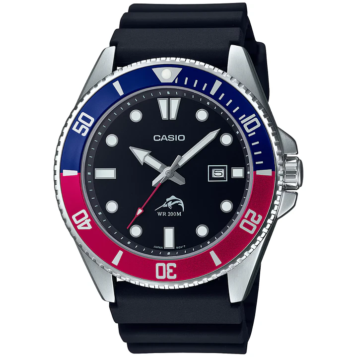 Reloj Casio Submariner Marlin Duro Kermit Buceo MDV-106B-1A2 1