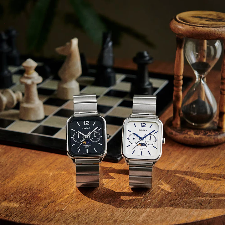 Reloj Casio MoonPhase Fase Lunar MTP-M305D-7A  5