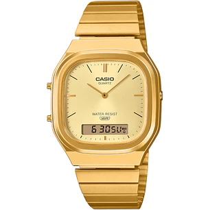 Reloj Casio Vintage Unisex Dorado AQ-240EG-9A