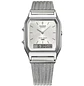 Reloj Casio Vintage Unisex Correa Milanese AQ-230EM-7A - Miniatura 5