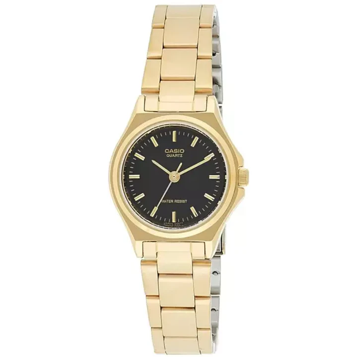 Reloj Casio Mini Mujer Metálico Dorado LTP-1130N-1A 2