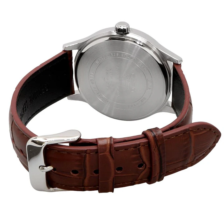 Reloj Casio Hombre Cuero y Cristal Zafiro BMS-100L-5AV 3