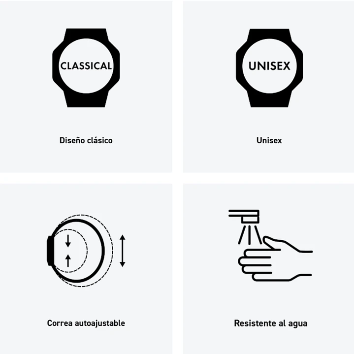 Reloj Casio Vintage Unisex Plateado A-158WEA-9 4
